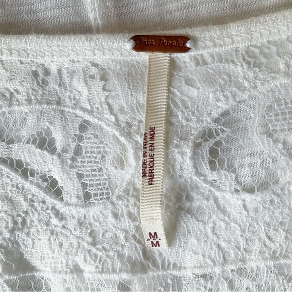 Free People Jennie Henley Tee in White Size M - Picture 9 of 11